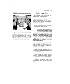 Alternative view of John Deere FWA Disk Harrow Operator's Manual (OMB25286)