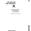 John Deere 42A, 442A Side Dressers Operator's Manual (OMB25309)