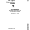 John Deere 246, 446 Corn Planter; 247, 447 Cotton & Corn Planters Operator's Manual (OMB25366)