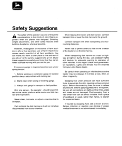 Alternative view of John Deere BWF Disk Harrow Operator's Manual (OMB25475)