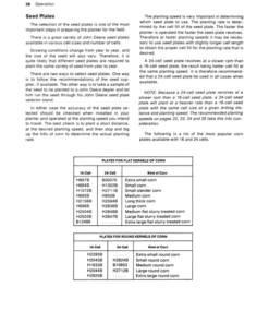 Alternative view of John Deere 1260, 1280 Plateless Planters Operator's Manual (OMB25580)