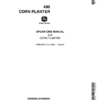 John Deere 490 Corn Planter Operator's Manual (OMB2856)