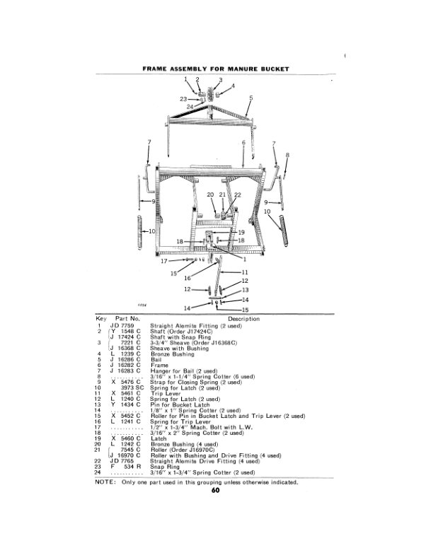 John Deere No. 26 Rear- End Manure Loader Operator's Manual (OMC131147) - Image 2