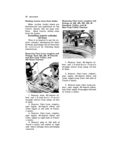 Alternative view of John Deere 35 Farm Loader (Series 1) Operator's Manual (OMC13448)