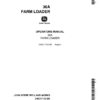 John Deere 36A Farm Loader Operator's Manual (OMC17103)
