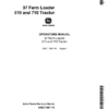 John Deere 37 Farm Loader Operator's Manual (OMC17687)