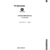 John Deere 44 Manure Spreader Operator's Manual (OMC18139)