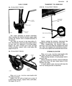 Alternative view of John Deere 300 Regular Portable Elevator Operator's Manual (OMC18624)