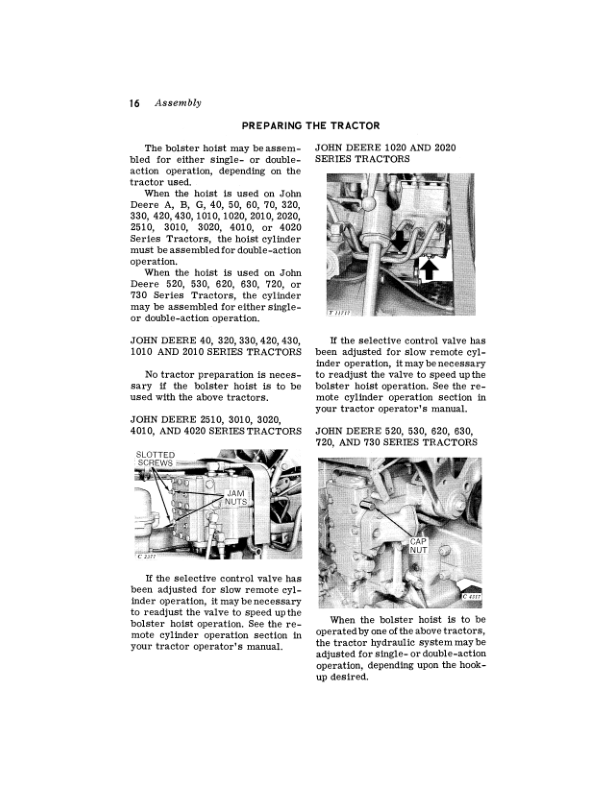 John Deere 150 Bolster Hoist Operator's Manual (OMC18662) - Image 2