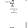 John Deere 80A Rear Blade Operator's Manual (OMC19589)
