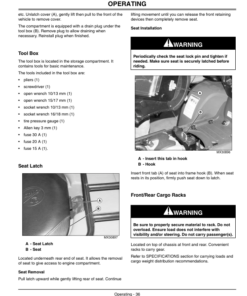 Alternative view of John Deere 500 Buck Auto Utility All Terrain Vehicle (UATV) (010001-) Operator's Manual (OMC219000362)