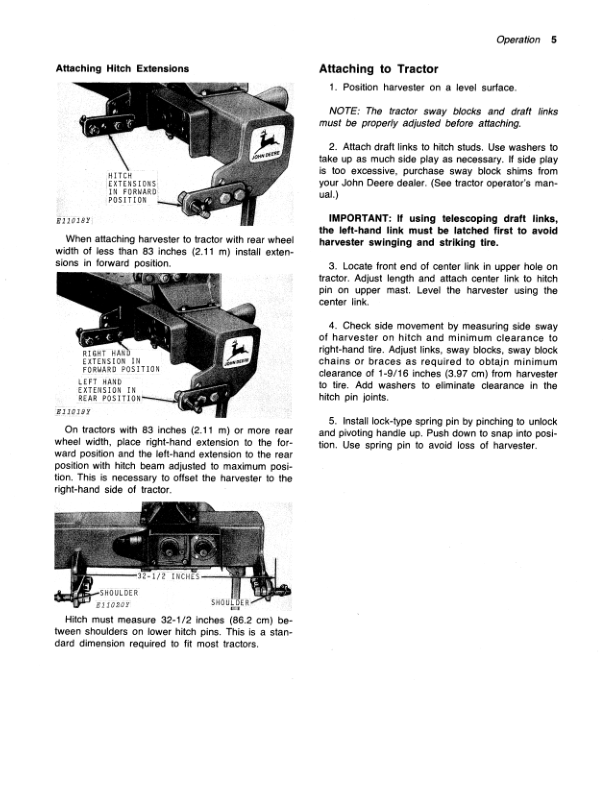 John Deere 25 Forage Harvester Operator's Manual (OMCA18799) - Image 2