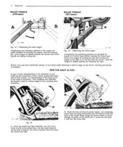 Alternative view of John Deere Pick up Balers 219 - 221 Operator's Manual (OMCC15640)