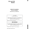 John Deere 332, 336 Balers (European Edition) Operator's Manual (OMCC16724)