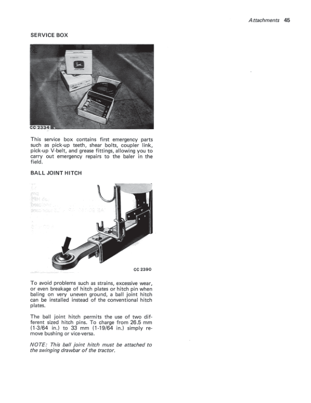 John Deere 332, 336 Balers (European Edition) Operator's Manual (OMCC16724) - Image 2