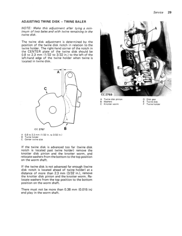 John Deere 456 A & 466 A Balers Operator's Manual (OMCC19701) - Image 2