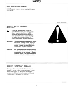 Alternative view of John Deere Impeller Mower-Conditioners 1314, 1315 Operator's Manual (OMCC20406)