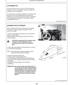 Alternative view of John Deere impeller Mower-Conditioners 1326, 1327 Operator's Manual (OMCC21247)