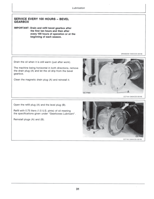 John Deere Impeller Mower-Conditioners 1340 Operator's Manual (OMCC23848) - Image 2