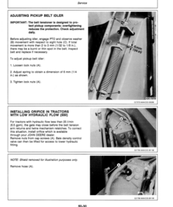 Alternative view of John Deere 545 (-278165), 550 (-290282) Round Balers Operator's Manual (OMCC27550)
