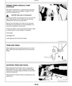 Alternative view of John Deere Roundbalers 545 & 550 Operator's Manual (OMCC30333)