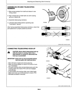 Alternative view of John Deere 1350, 1360, 1460, 1470 Mower Conditioners Operator's Manual (OMCC32997)