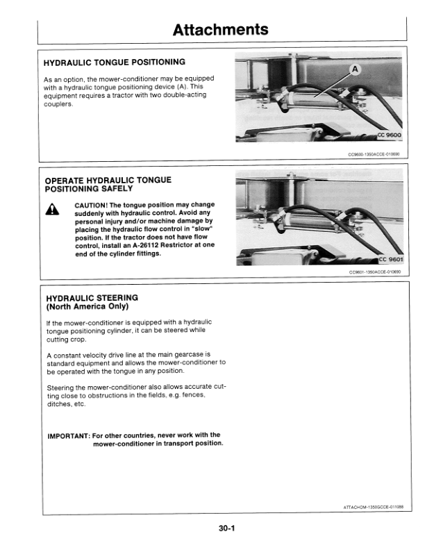 John Deere 1350, 1360, 1460 & 1470 Mower-Conditioners Operator's Manual (OMCC33002) - Image 2