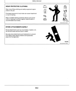Alternative view of John Deere Self-Propelled Windrow Pickup - 9.8 Foot Operator's Manual (OMCC34001)