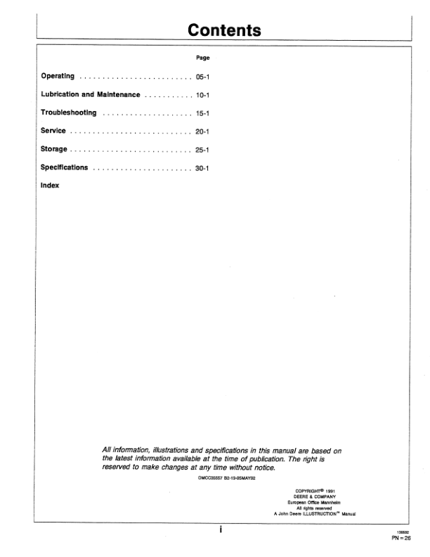 John Deere Grouper Attachment for 1350, 1360, 1460 & 1470 Mower-Conditioners Operator's Manual (OMCC35557) - Image 2