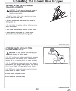Alternative view of John Deere 640A Loader Operator's Manual (OMCC36945)