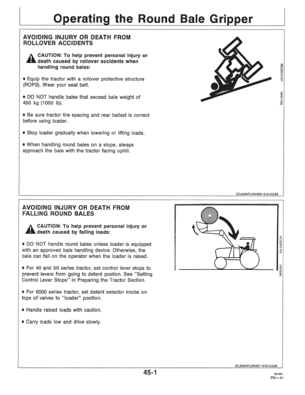 John Deere 640A Loader Operator's Manual (OMCC36945) - Image 2