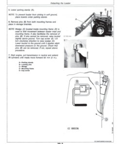 Alternative view of John Deere 740A Loader Operator's Manual (OMCC36951)