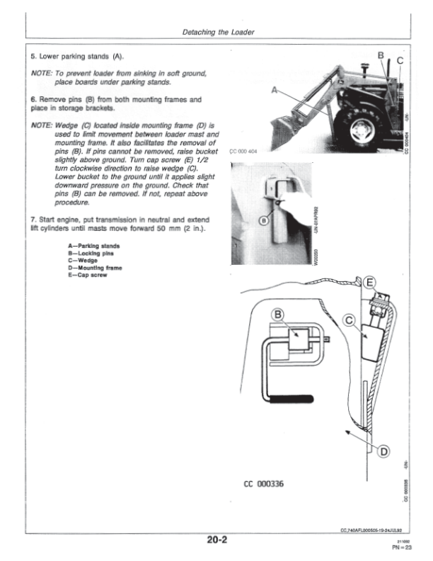 John Deere 740A Loader Operator's Manual (OMCC36951) - Image 2