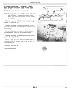 Alternative view of John Deere 575 Round Balers Operator's Manual (OMCC40847)