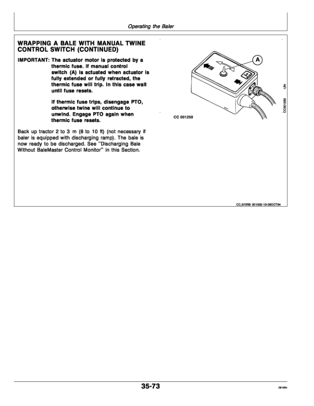 John Deere 570, 580 & 590 Round Balers Operator's Manual (OMCC41367) - Image 2