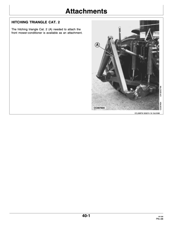 John Deere 228 Front Mower-Conditioner Operator's Manual (OMCC42992) - Image 2