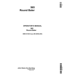 John Deere 565 Round Baler Operator's Manual (OMCC51263)