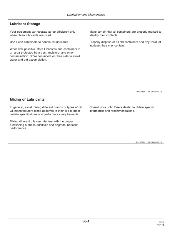 John Deere 630A, 640A, 645A Windrow Pickup Operator's Manual (OMCC58124) - Image 3