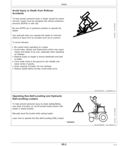 Alternative view of John Deere 531, 551, 631, 651, 661, 731, 751, 746 Loaders Operator's Manual (OMCC58296)