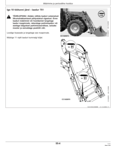 Alternative view of John Deere 531, 551, 631, 651, 661, 731, 751, 746 Loaders Operator's Manual (OMCC58302)