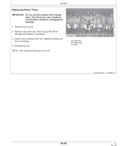 Alternative view of John Deere 190 Triple Mower-Conditioners Operator's Manual (OMCC58335)