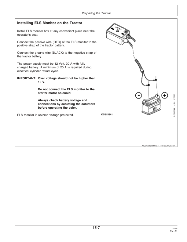 John Deere 572, 582, 592 Round Balers Operator's Manual (OMCC58407) - Image 3