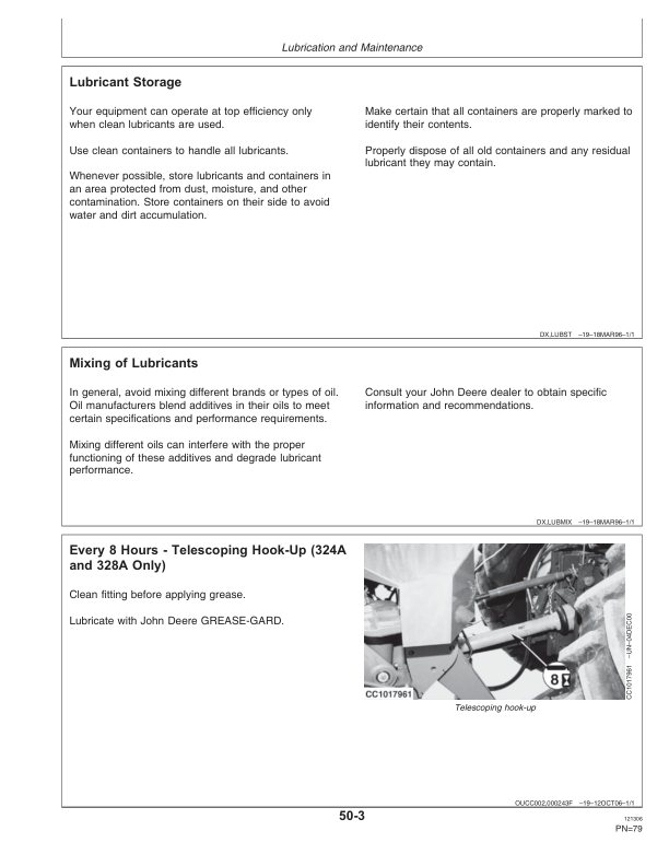 John Deere 324, 324A, 328, 328A, 331 Mower-Conditioners Operator's Manual (OMCC58526) - Image 3