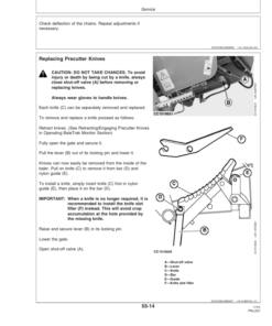 Alternative view of John Deere 572, 582 & 592 Round Balers Operator's Manual (OMCC58667)