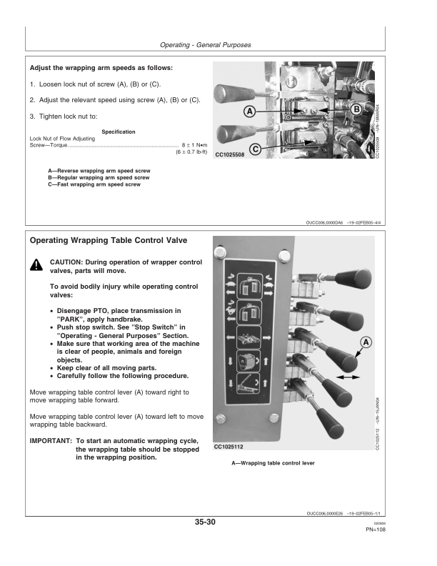 John Deere 678 Wrapping Baler Operator's Manual (OMCC58714) - Image 2