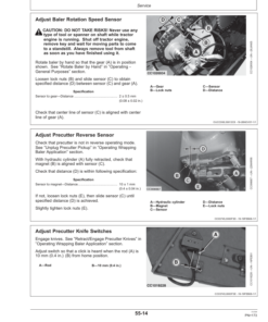 Alternative view of John Deere 678 Wrapping Baler Operator's Manual (OMCC58872)
