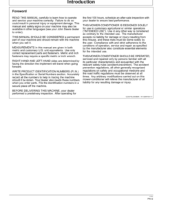 Alternative view of John Deere 488 Mower Conditioners Operator's Manual (OMCC58893)