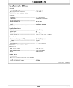 Alternative view of John Deere 381, 388 Mower Conditioner Operator's Manual (OMCC58900)