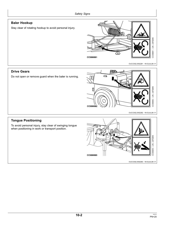 John Deere 339, 349, 359 & 459 Square Balers Operator's Manual (OMCC59112) - Image 2