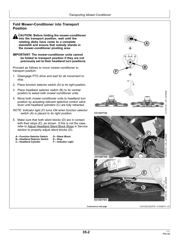 John Deere 388 Mower-Conditioner (North American) Operator's Manual (OMCC59206) - Image 3